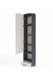 Arges Dolap 5 Raflı Tek Çekmeceli Tek Kapaklı 44x30x221 - S28M027V4A