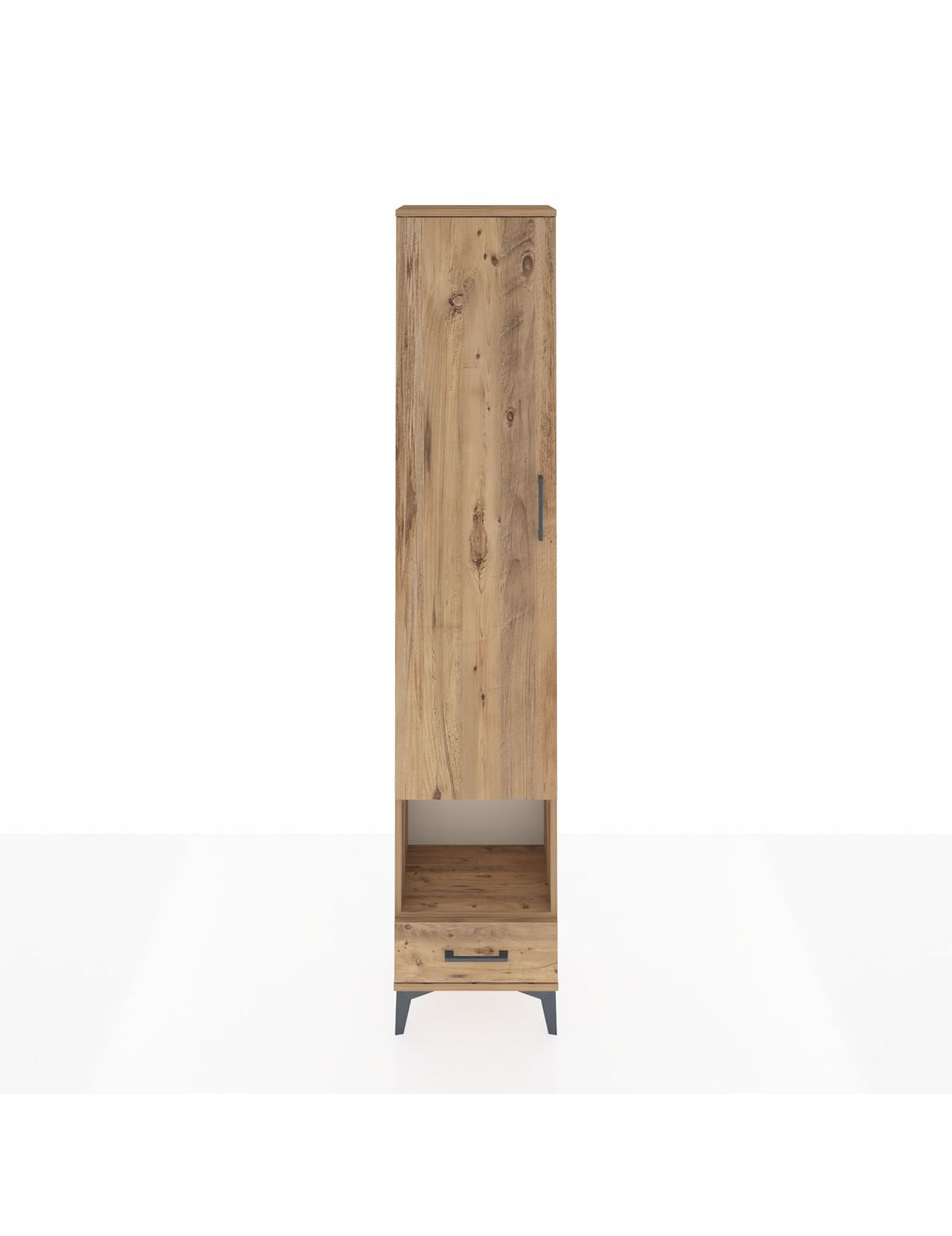 Arges Dolap 5 Raflı Tek Çekmeceli Tek Kapaklı 44x30x221 - S28M027V9A
