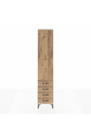 Arges Dolap 2 Raflı 4 Çekmeceli Tek Askılı 44x30x221 - S28M028V3A
