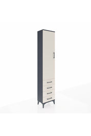 Arges Dolap 4 Raflı 4 Çekmeceli Tek Kapaklı 44x30x221 - S28M029V4A