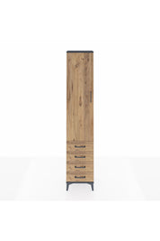 Arges Dolap 4 Raflı 4 Çekmeceli Tek Kapaklı 44x30x221 - S28M029V6A