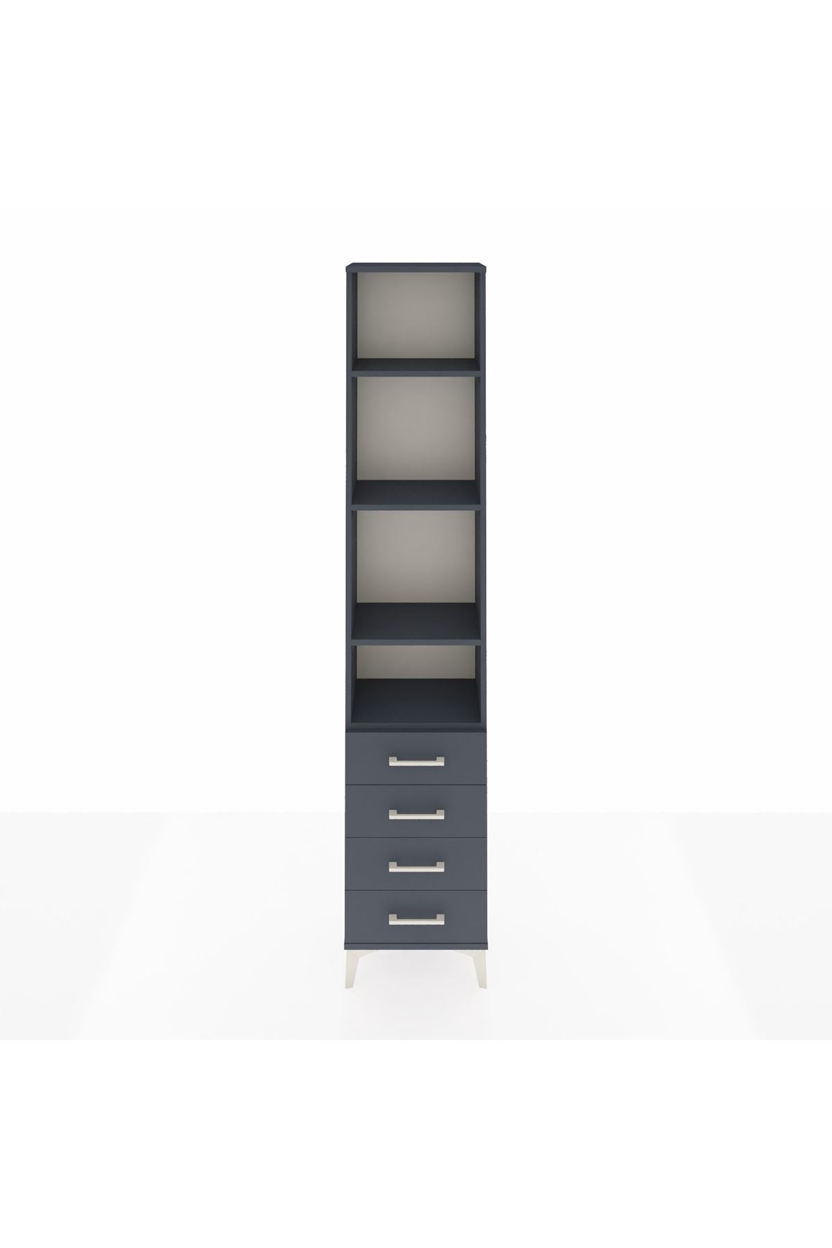 Arges Dolap 4 Raflı 4 Çekmeceli 44x30x221 - S28M030V5A