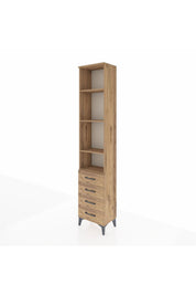 Arges Dolap 4 Raflı 4 Çekmeceli 44x30x221 - S28M030V9A