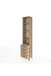 Arges Dolap 4 Raflı 4 Çekmeceli 44x30x221 - S28M030V9A