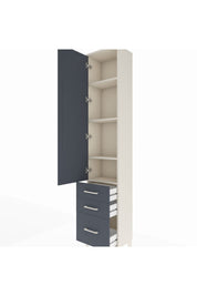 Arges Dolap 4 Raflı 3 Çekmeceli Tek Kapaklı 44x30x221 - S28M032V2A