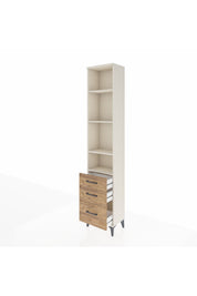 Arges Dolap 4 Raflı 3 Çekmeceli 44x30x221 - S28M033V3A