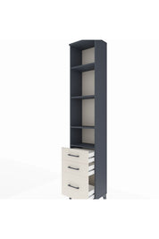 Arges Dolap 4 Raflı 3 Çekmeceli 44x30x221 - S28M033V4A
