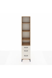 Arges Dolap 4 Raflı 3 Çekmeceli 44x30x221 - S28M033V7A