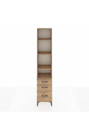 Arges Dolap 4 Raflı 3 Çekmeceli 44x30x221 - S28M033V9A