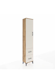 Arges Dolap 2 Raflı 2 Çekmeceli Tek Askılı 44x30x221 - S28M034V7A