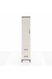 Arges Dolap 4 Raflı 2 Çekmeceli Tek Kapaklı 44x30x221 - S28M035V4A