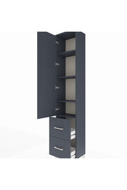 Arges Dolap 4 Raflı 2 Çekmeceli Tek Kapaklı 44x30x221 - S28M035V5A