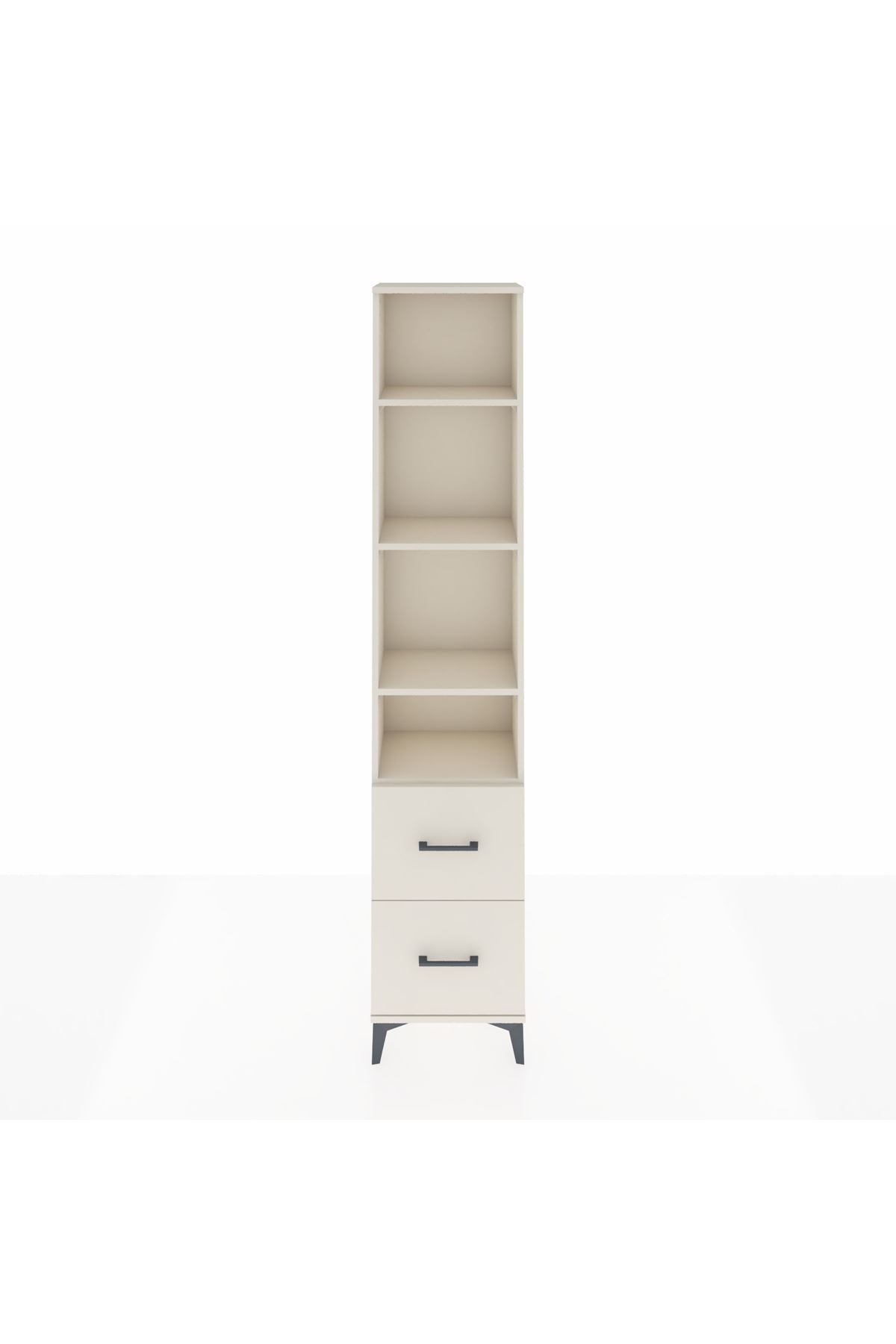 Arges Dolap 4 Raflı 2 Çekmeceli 44x30x221 - S28M036V1A