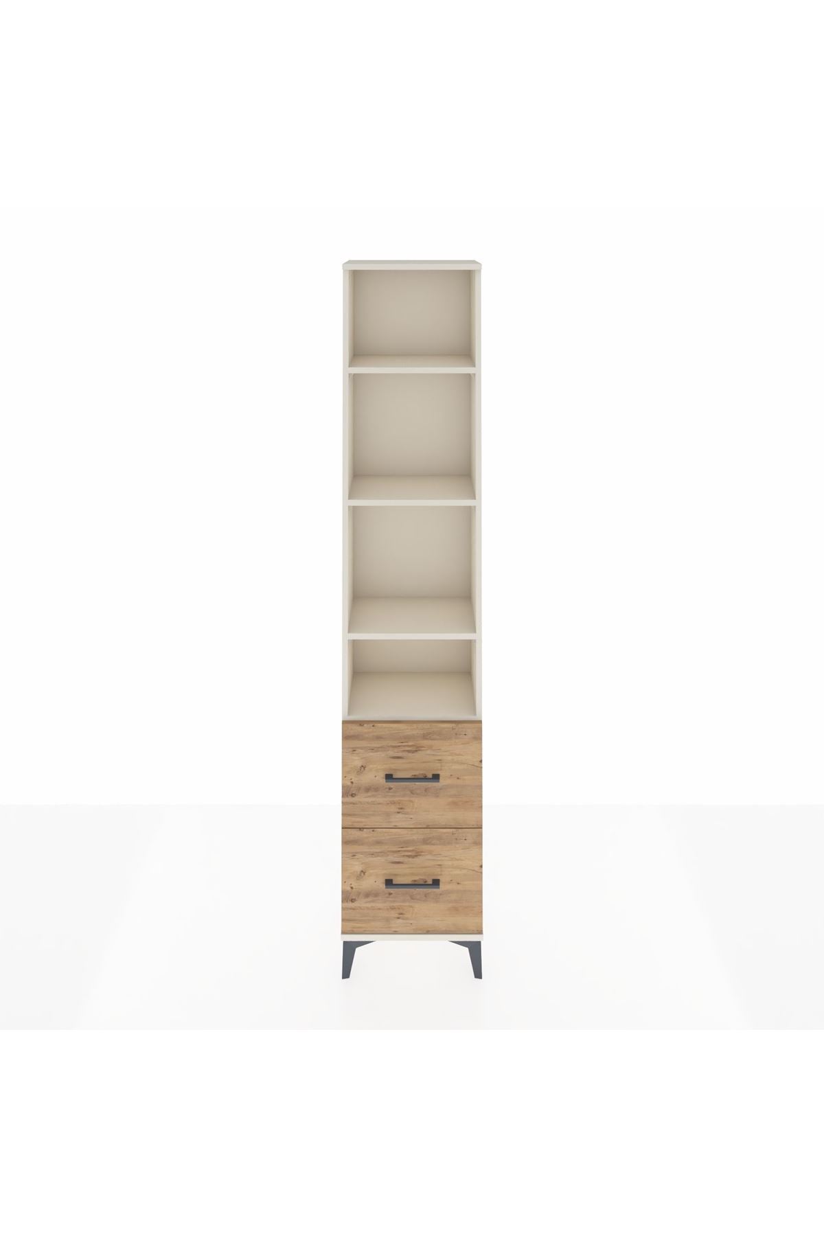 Arges Dolap 4 Raflı 2 Çekmeceli 44x30x221 - S28M036V3A
