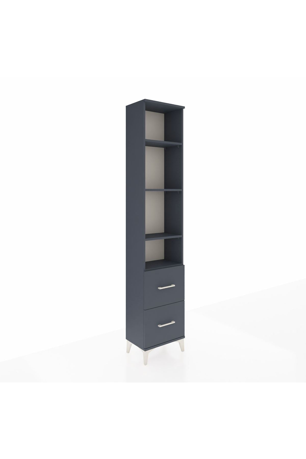 Arges Dolap 4 Raflı 2 Çekmeceli 44x30x221 - S28M036V5A