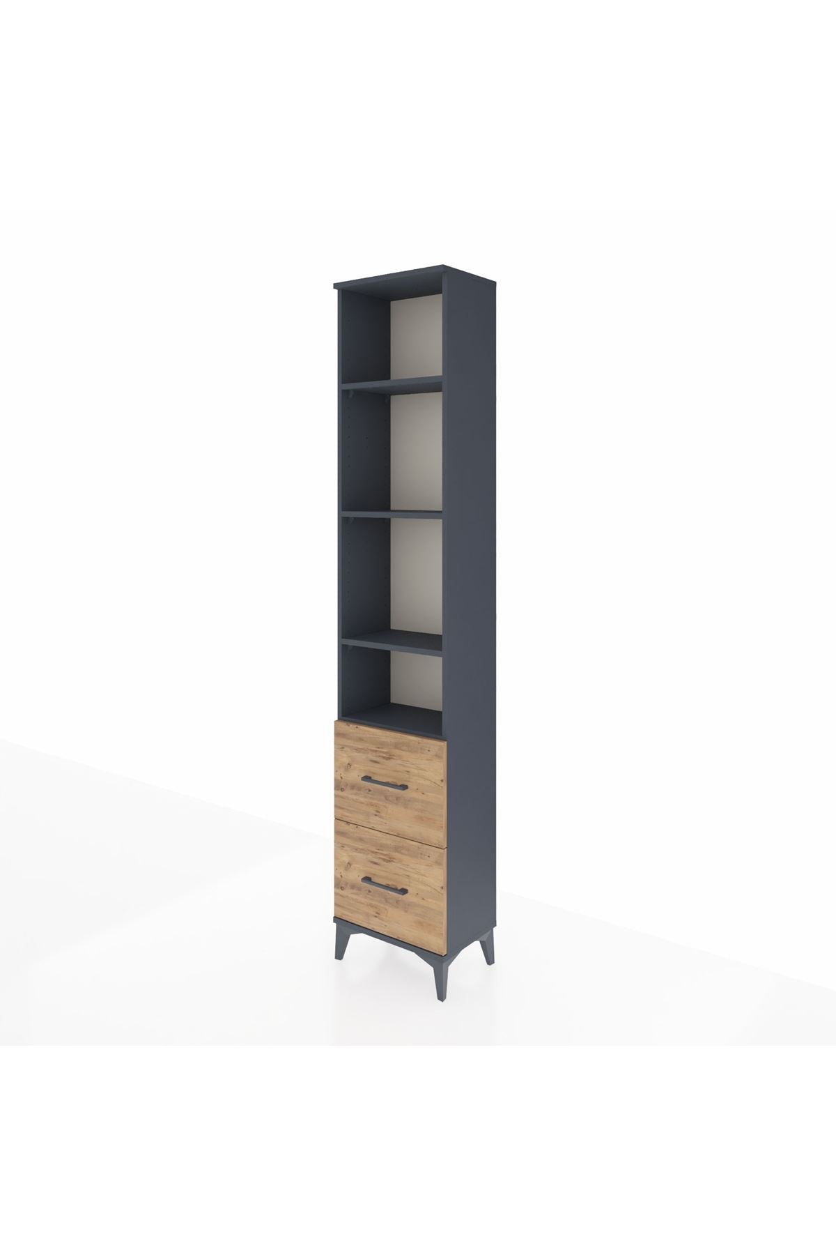 Arges Dolap 4 Raflı 2 Çekmeceli 44x30x221 - S28M036V6A
