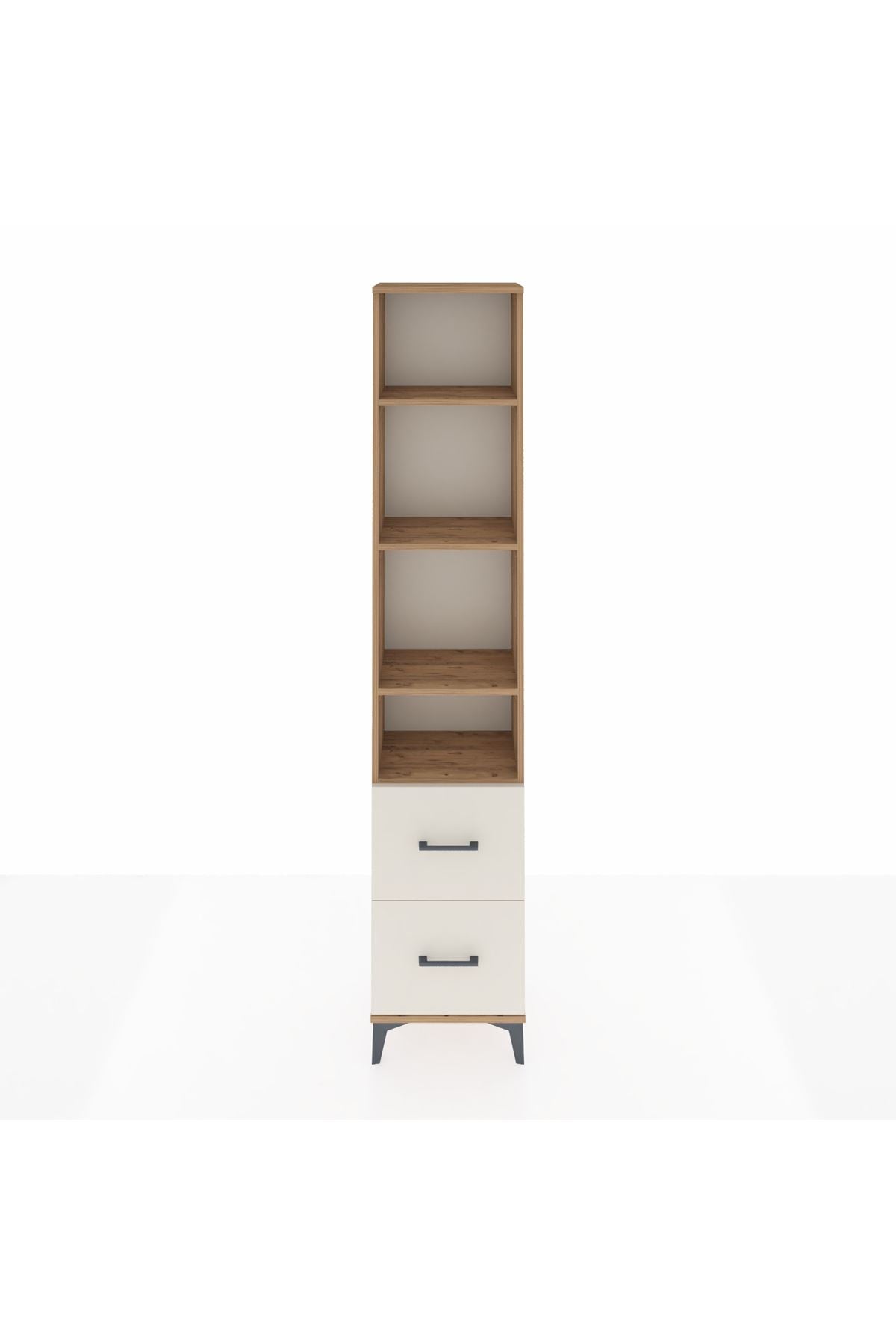 Arges Dolap 4 Raflı 2 Çekmeceli 44x30x221 - S28M036V7A
