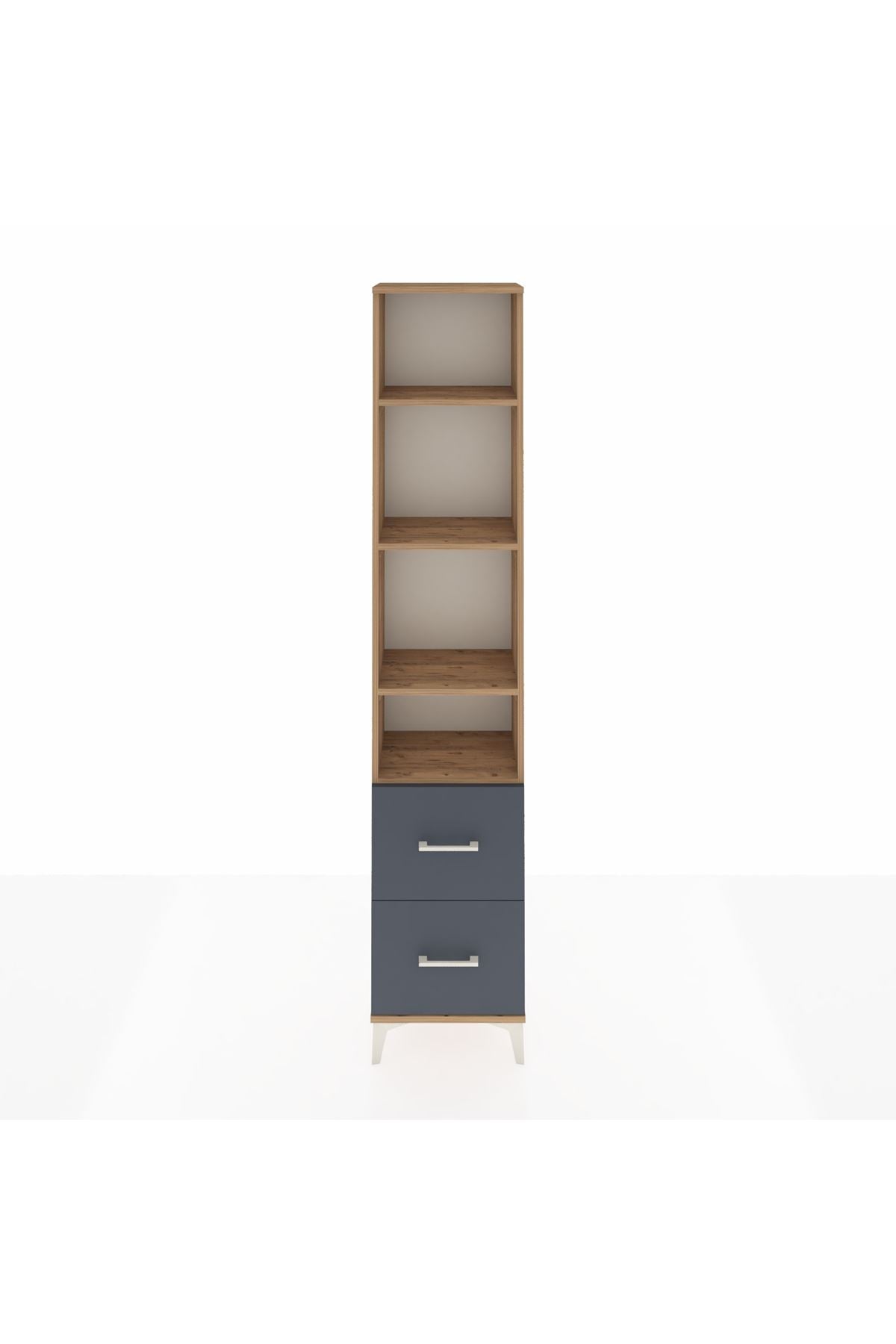 Arges Dolap 4 Raflı 2 Çekmeceli 44x30x221 - S28M036V8A
