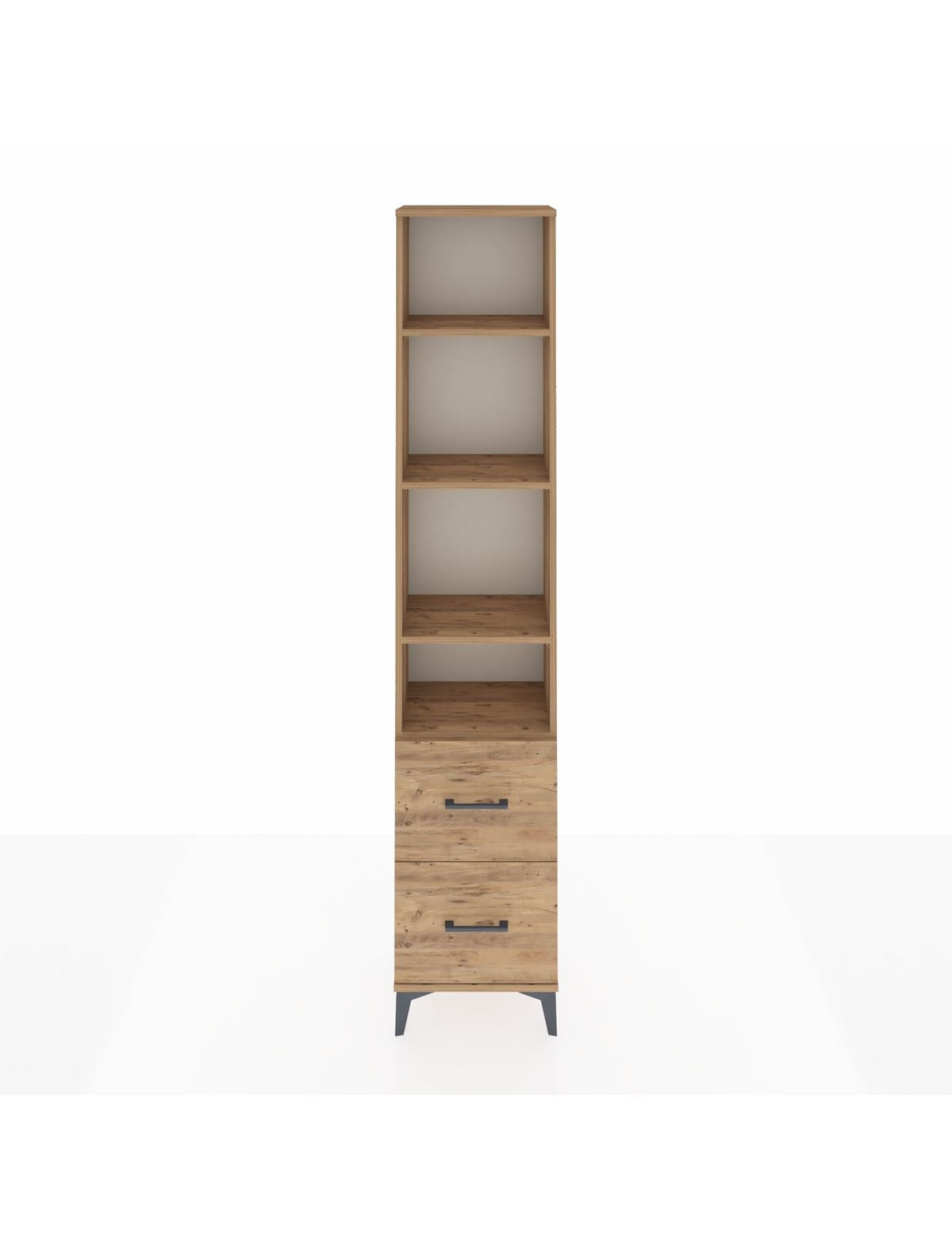 Arges Dolap 4 Raflı 2 Çekmeceli 44x30x221 - S28M036V9A