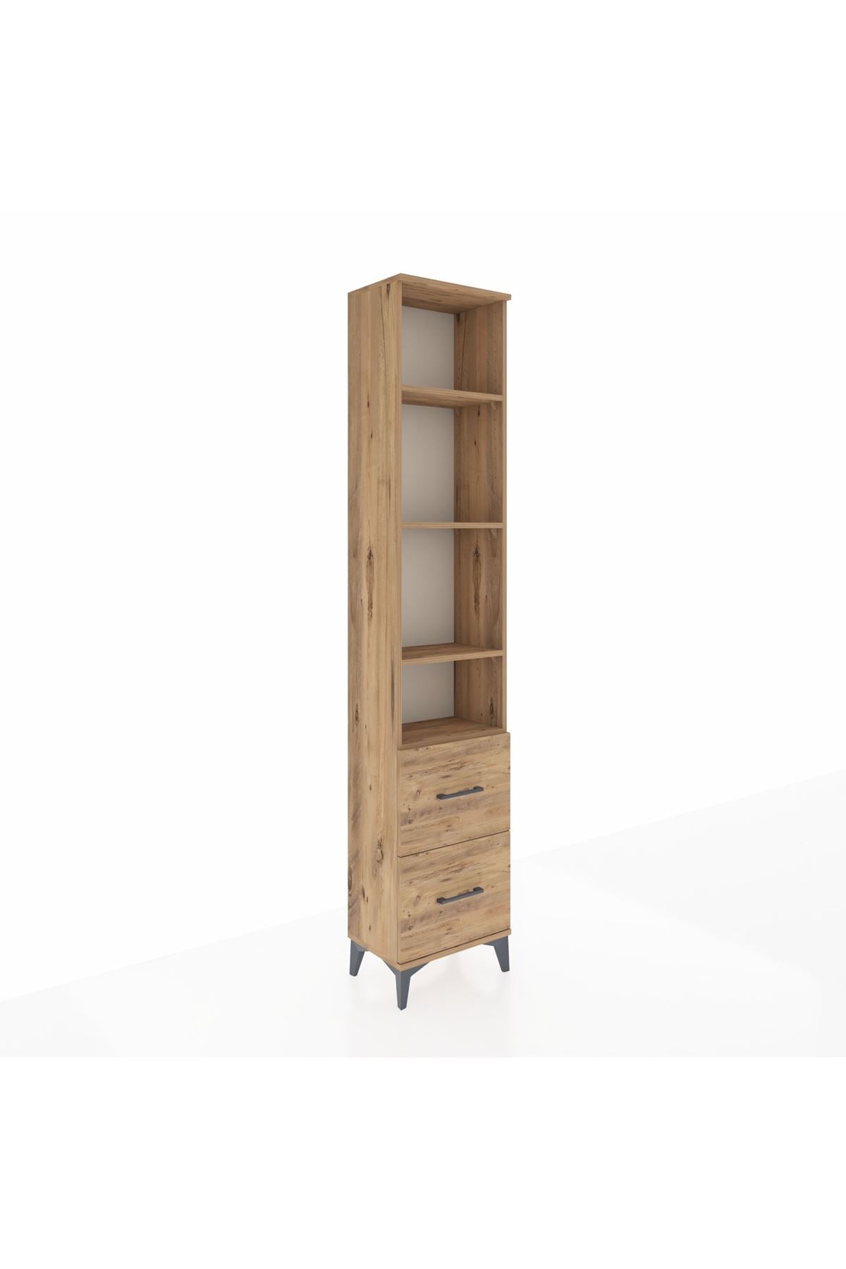 Arges Dolap 4 Raflı 2 Çekmeceli 44x30x221 - S28M036V9A