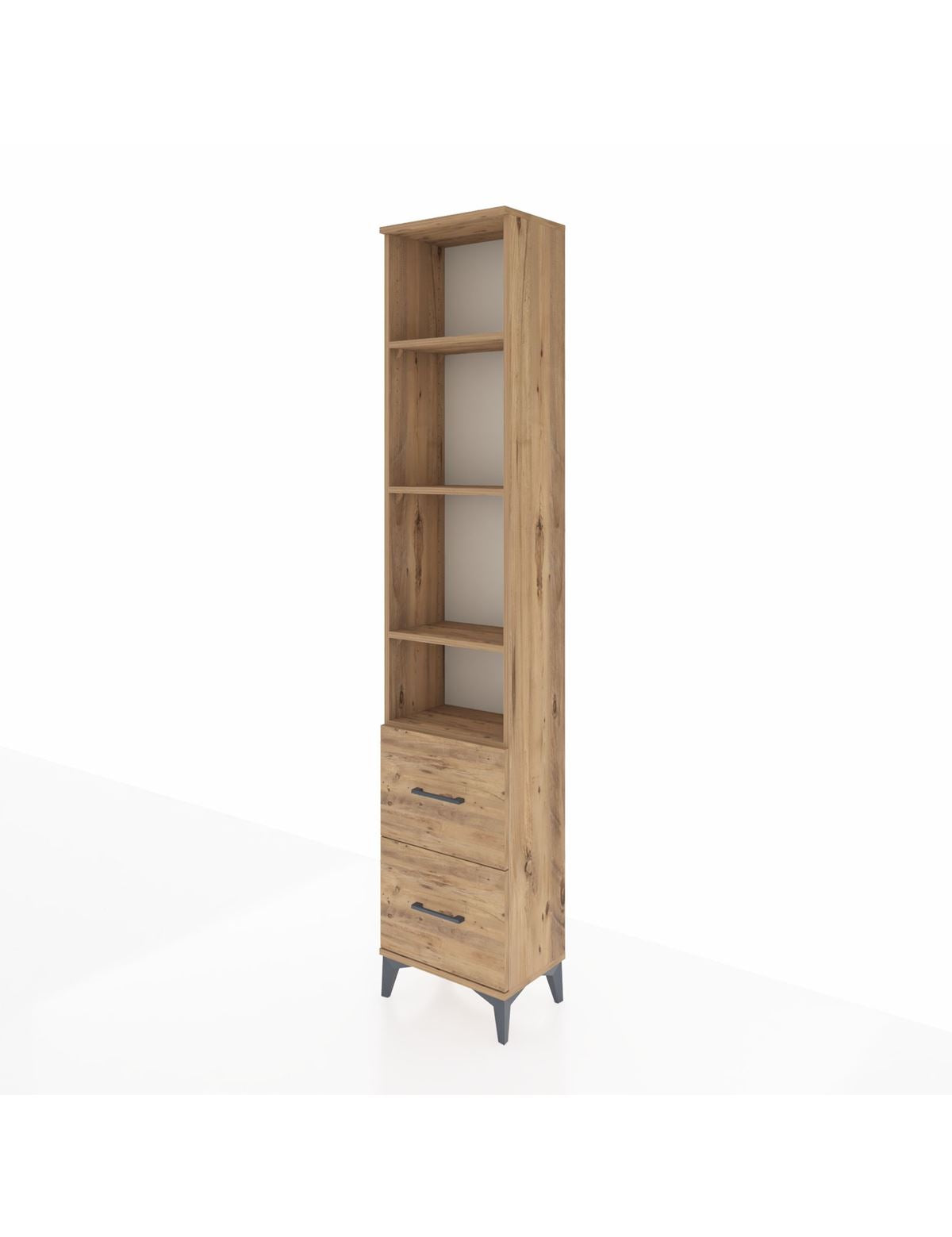 Arges Dolap 4 Raflı 2 Çekmeceli 44x30x221 - S28M036V9A