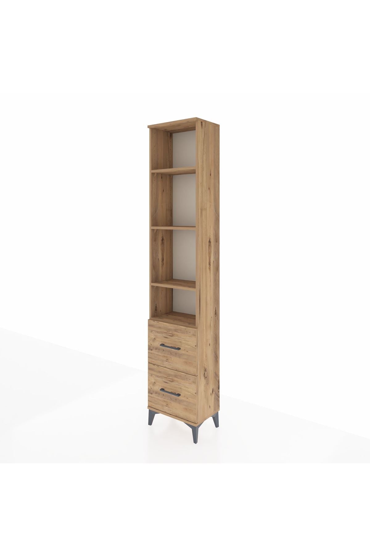 Arges Dolap 4 Raflı 2 Çekmeceli 44x30x221 - S28M036V9A