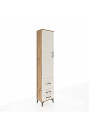 Arges Dolap 2 Raflı 3 Çekmeceli Tek Askılı 44x30x221 - S28M037V7A