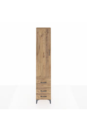 Arges Dolap 2 Raflı 3 Çekmeceli Tek Askılı 44x30x221 - S28M037V9A