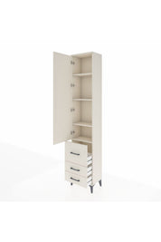 Arges Dolap 4 Raflı 3 Çekmeceli Tek Kapaklı 44x30x221 - S28M038V1A