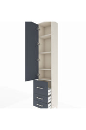 Arges Dolap 4 Raflı 3 Çekmeceli Tek Kapaklı 44x30x221 - S28M038V2A