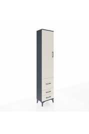 Arges Dolap 4 Raflı 3 Çekmeceli Tek Kapaklı 44x30x221 - S28M038V4A