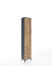 Arges Dolap 4 Raflı 3 Çekmeceli Tek Kapaklı 44x30x221 - S28M038V6A