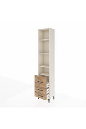 Arges Dolap 4 Raflı 3 Çekmeceli 44x30x221 - S28M039V3A