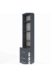 Arges Dolap 4 Raflı 3 Çekmeceli 44x30x221 - S28M039V5A