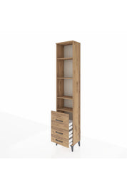 Arges Dolap 4 Raflı 3 Çekmeceli 44x30x221 - S28M039V9A