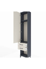 Arges Dolap 2 Raflı 2 Çekmeceli Tek Askılı 44x30x221 - S28M040V4A