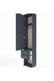 Arges Dolap 2 Raflı 2 Çekmeceli Tek Askılı 44x30x221 - S28M040V5A