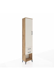 Arges Dolap 2 Raflı 2 Çekmeceli Tek Askılı 44x30x221 - S28M040V7A