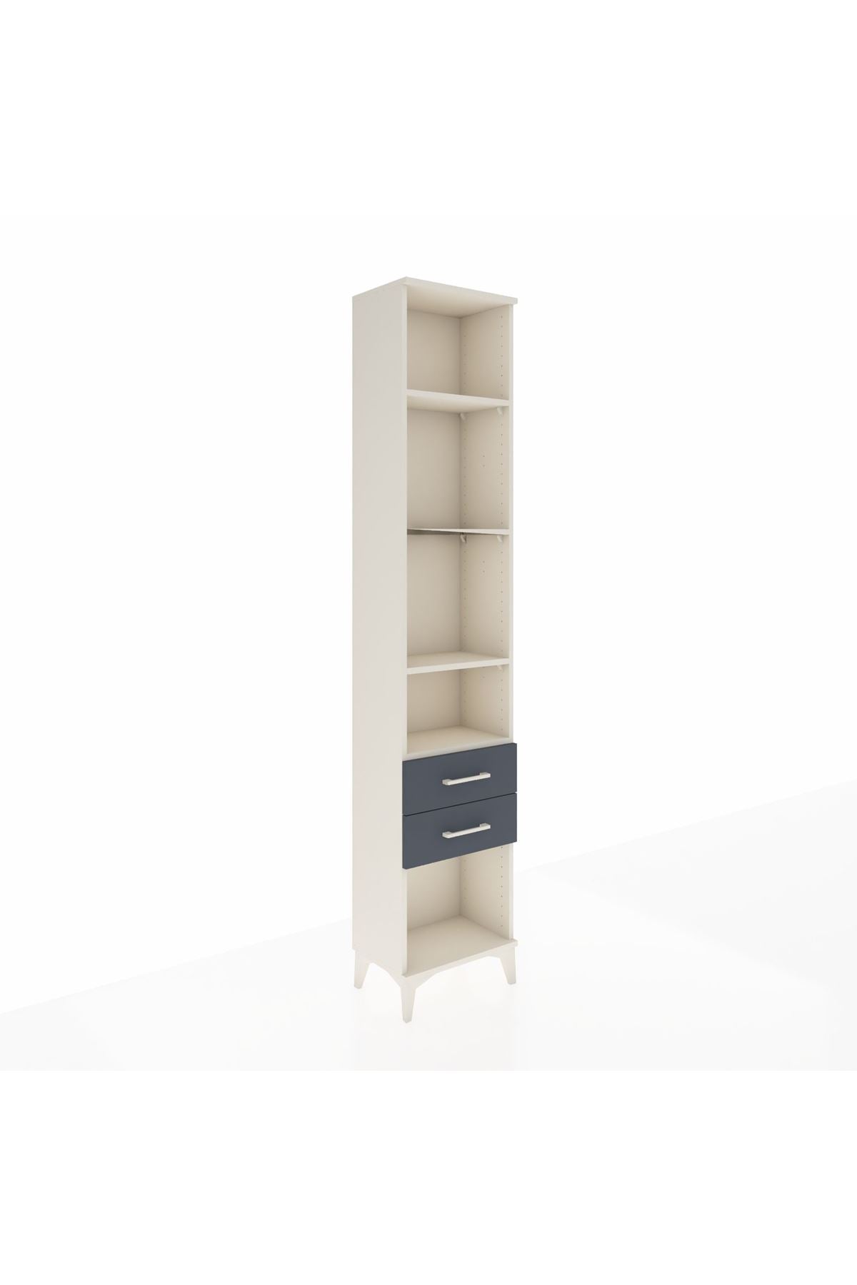 Arges Dolap 4 Raflı 2 Çekmeceli 44x30x221 - S28M042V2A
