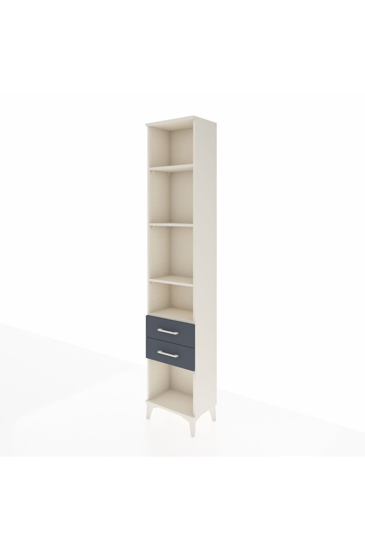 Arges Dolap 4 Raflı 2 Çekmeceli 44x30x221 - S28M042V2A