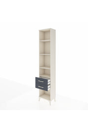 Arges Dolap 4 Raflı 2 Çekmeceli 44x30x221 - S28M042V2A