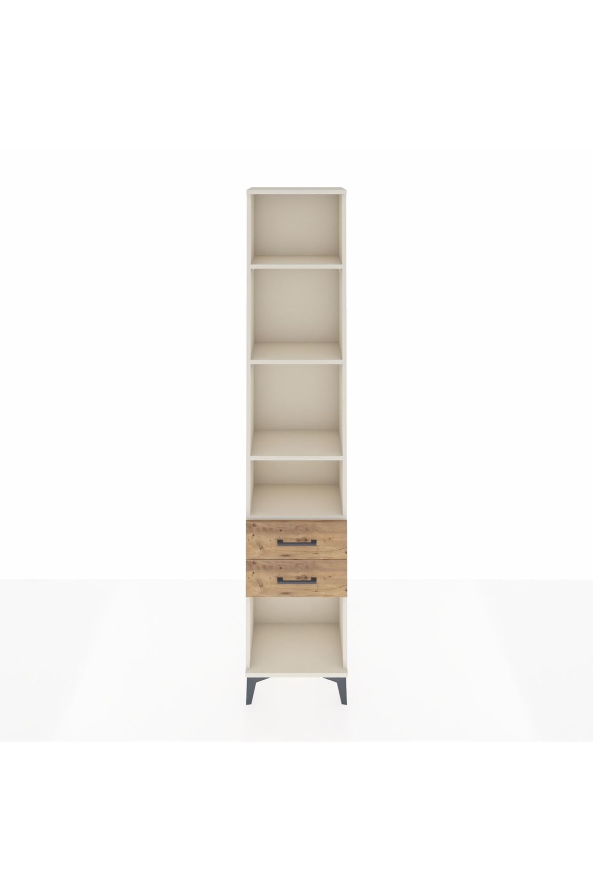 Arges Dolap 4 Raflı 2 Çekmeceli 44x30x221 - S28M042V3A