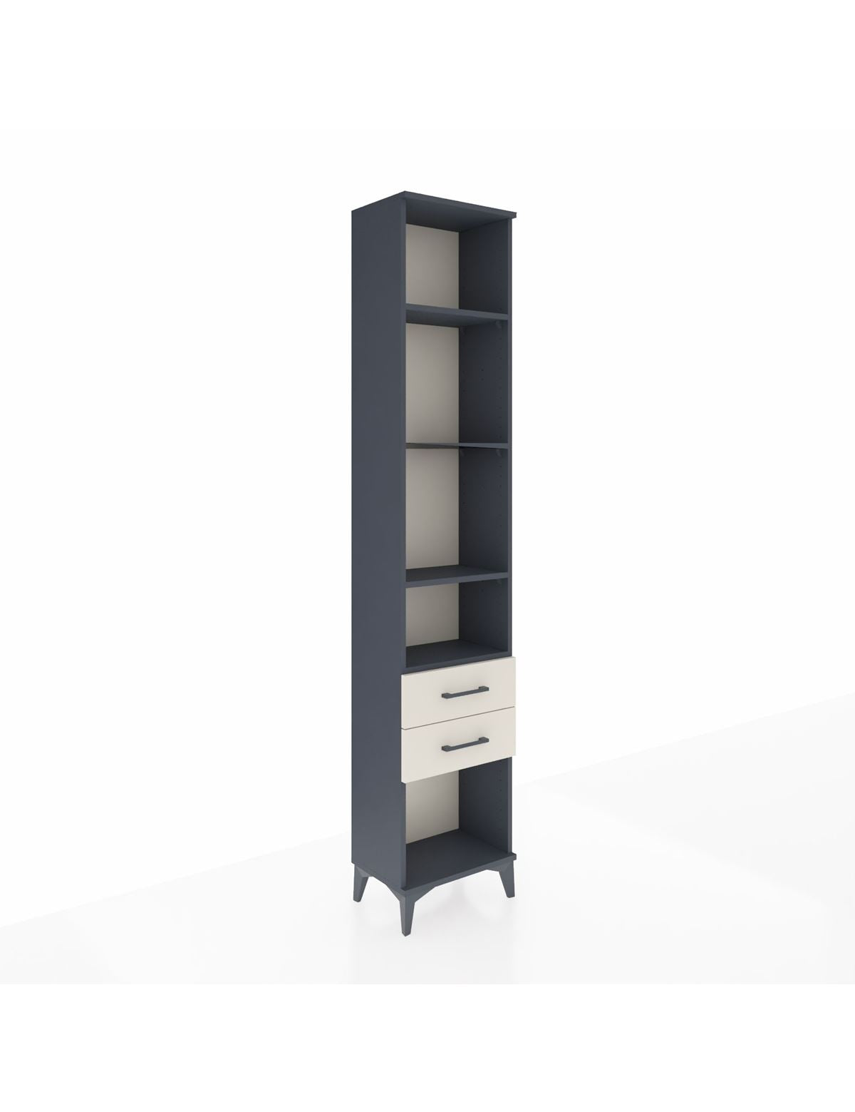Arges Dolap 4 Raflı 2 Çekmeceli 44x30x221 - S28M042V4A