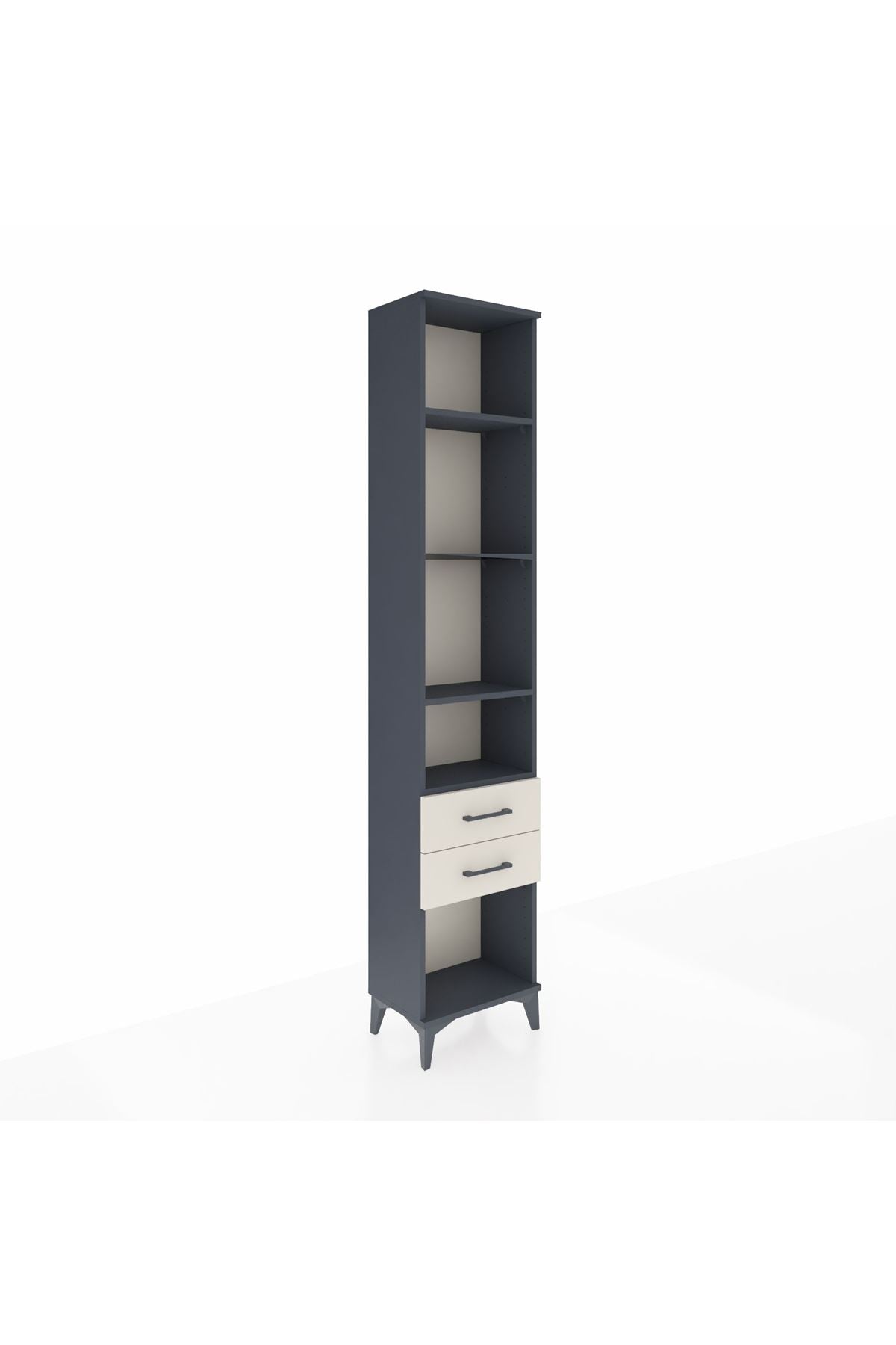 Arges Dolap 4 Raflı 2 Çekmeceli 44x30x221 - S28M042V4A