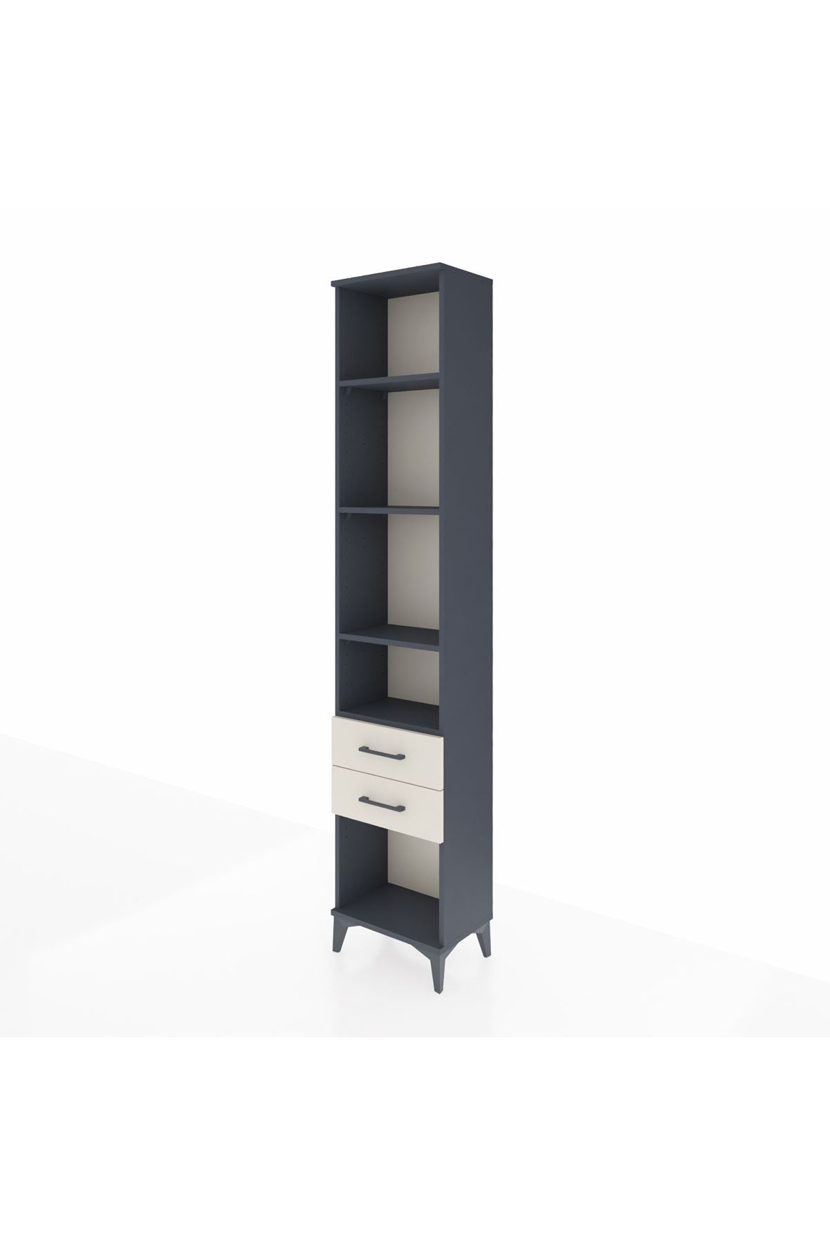 Arges Dolap 4 Raflı 2 Çekmeceli 44x30x221 - S28M042V4A