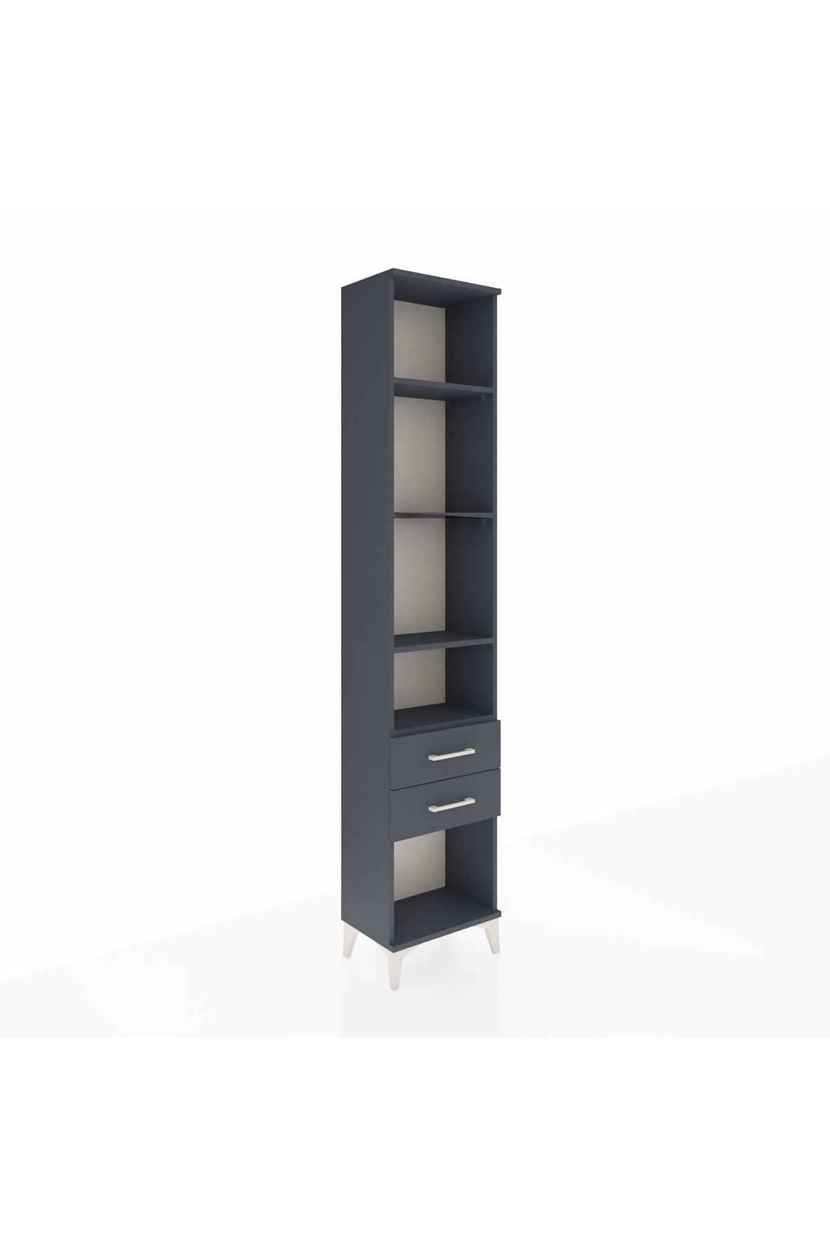 Arges Dolap 4 Raflı 2 Çekmeceli 44x30x221 - S28M042V5A