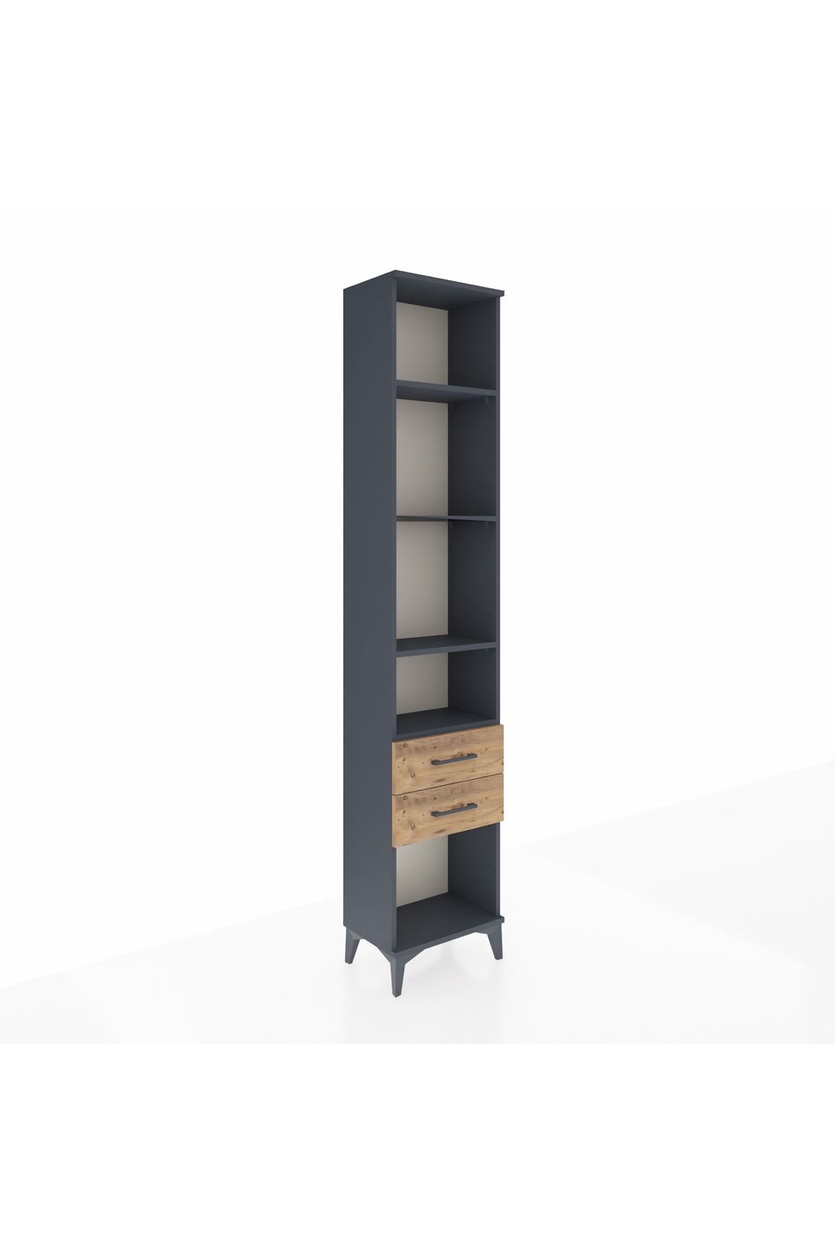 Arges Dolap 4 Raflı 2 Çekmeceli 44x30x221 - S28M042V6A