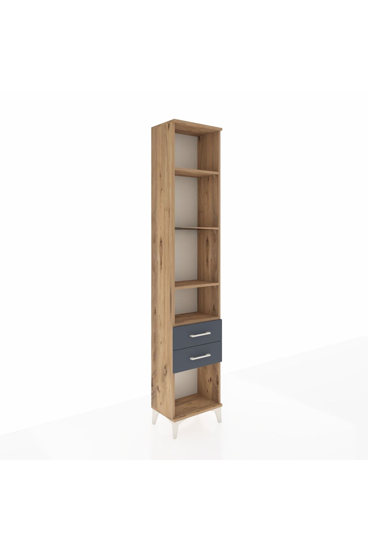 Arges Dolap 4 Raflı 2 Çekmeceli 44x30x221 - S28M042V8A