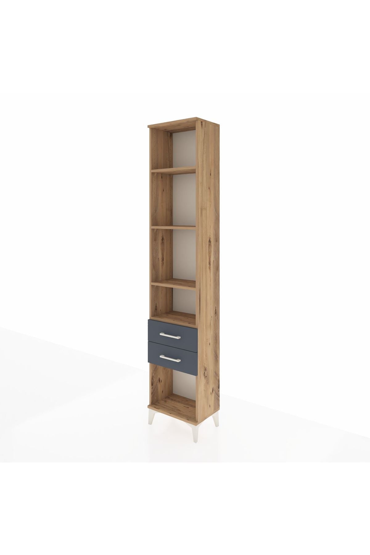 Arges Dolap 4 Raflı 2 Çekmeceli 44x30x221 - S28M042V8A