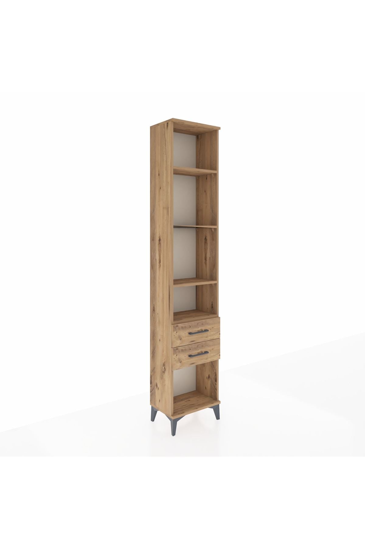 Arges Dolap 4 Raflı 2 Çekmeceli 44x30x221 - S28M042V9A